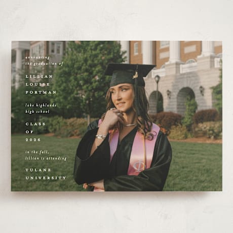 Grand Graduation Announcements