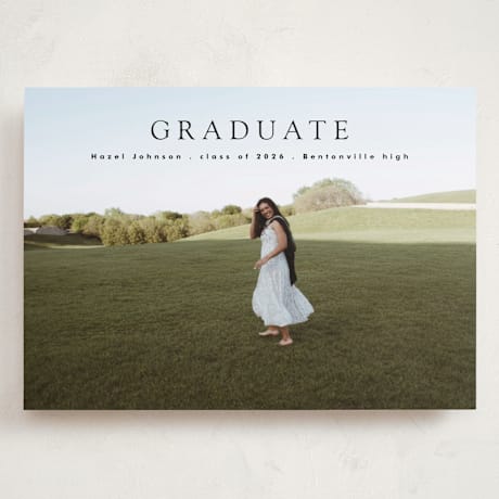 Grand Graduation Announcements