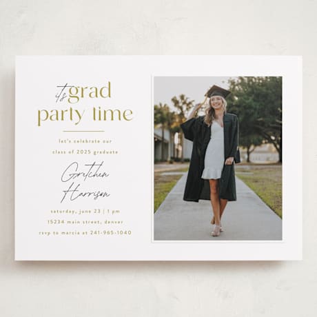 Grand Graduation Party Invitations