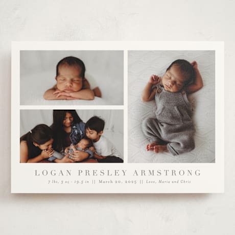 Grand Birth Announcements