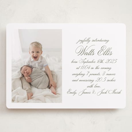 Grand Birth Announcements