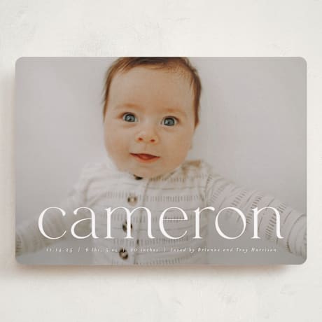 Grand Birth Announcements