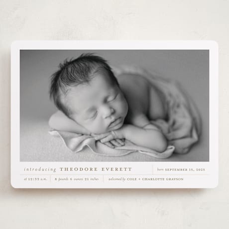 Grand Birth Announcements