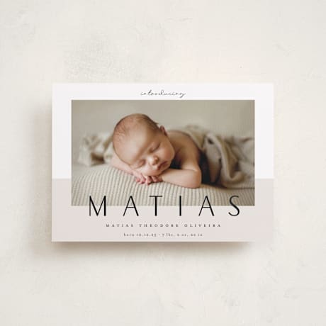 Petite Birth Announcements