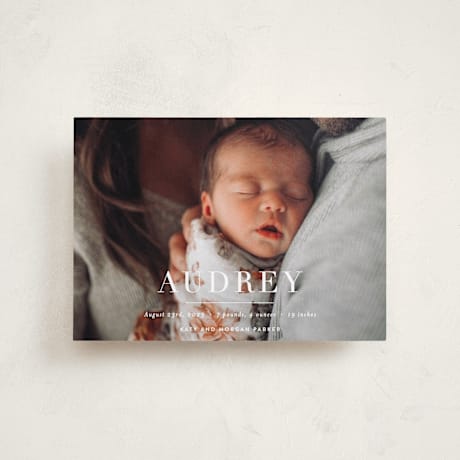 Petite Birth Announcements