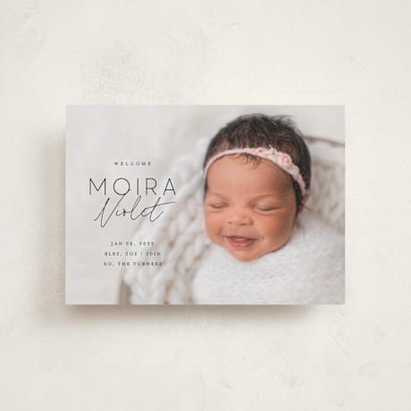 Petite Birth Announcements