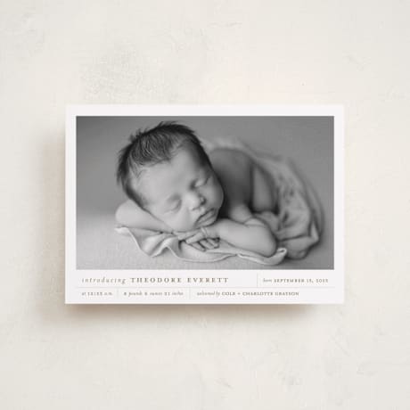 Petite Birth Announcements