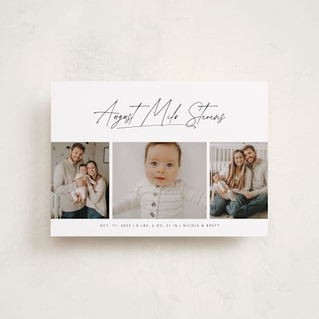 Petite Birth Announcements