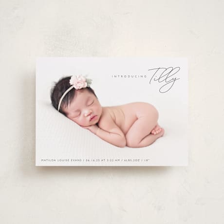 Petite Birth Announcements