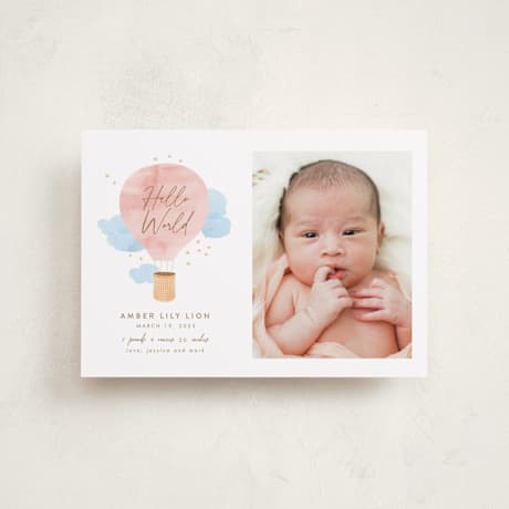 Petite Birth Announcements