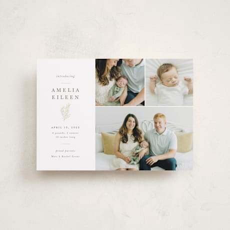 Petite Birth Announcements