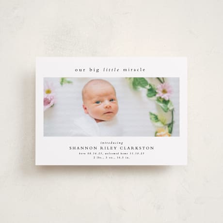 Petite Birth Announcements