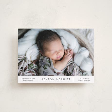Petite Birth Announcements