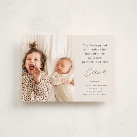 Petite Birth Announcements