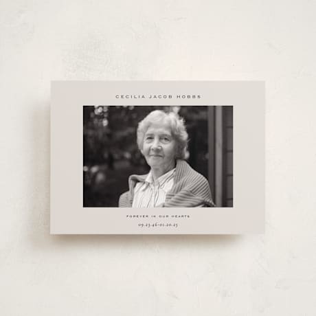 Petite Memorial Cards