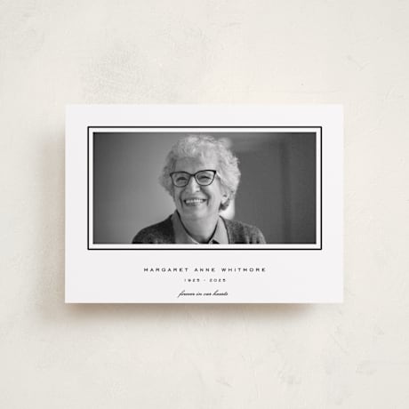 Petite Memorial Cards