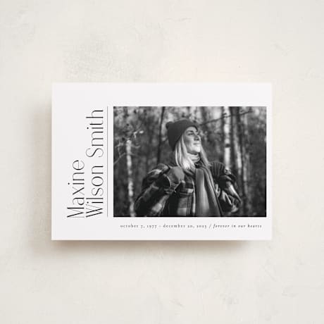 Petite Memorial Cards