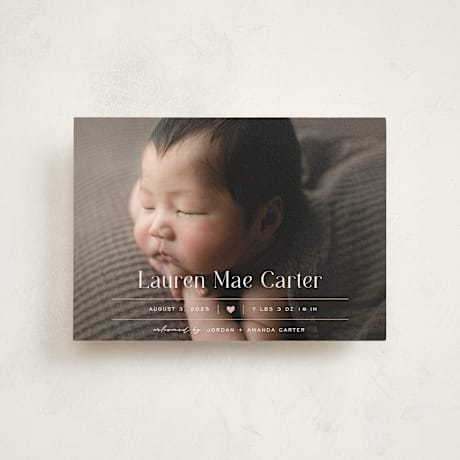 Petite Birth Announcements