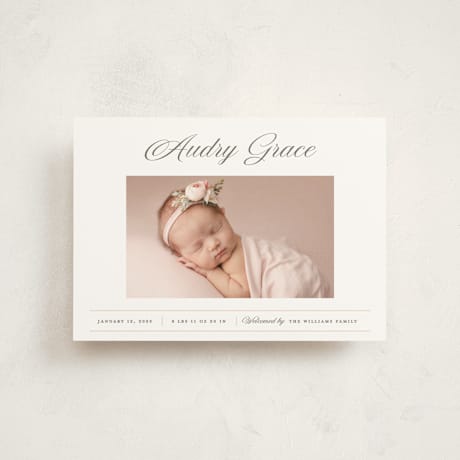Petite Birth Announcements