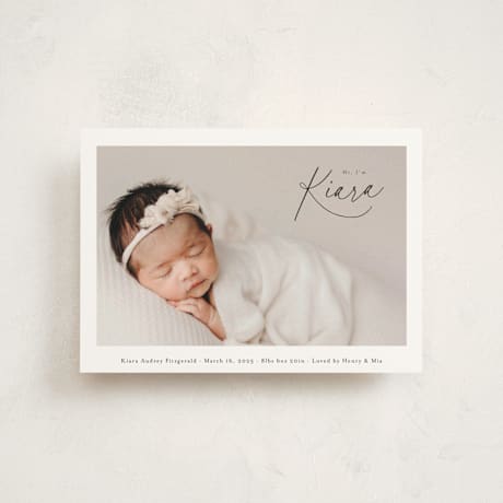 Petite Birth Announcements