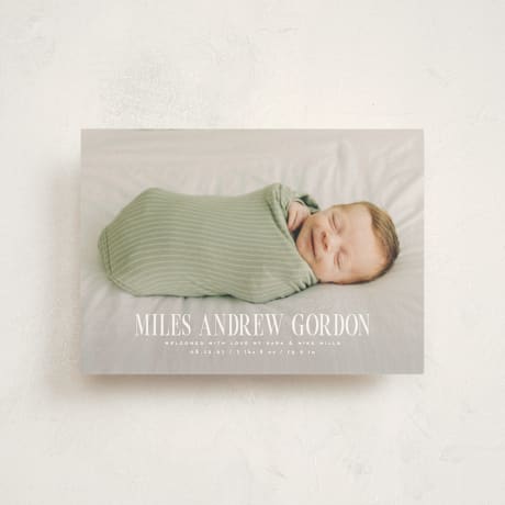 Petite Birth Announcements