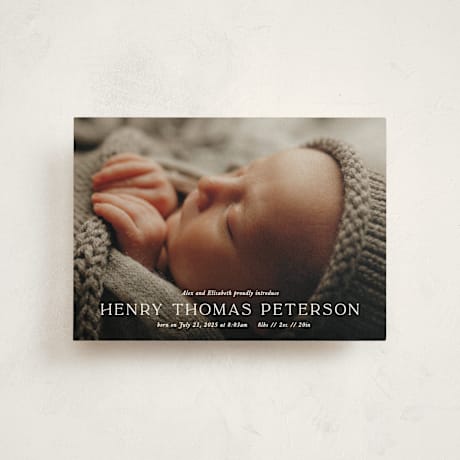 Petite Birth Announcements