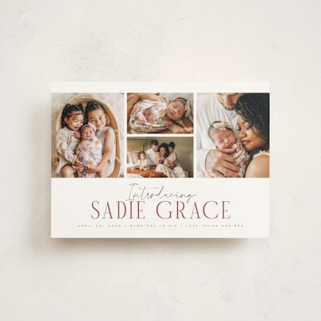 Petite Birth Announcements