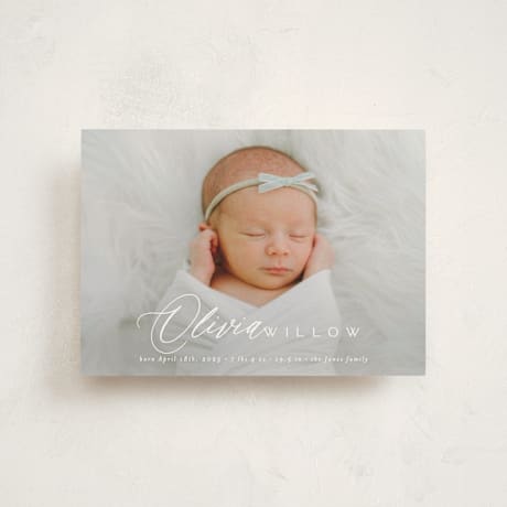 Petite Birth Announcements