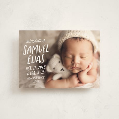 Petite Birth Announcements