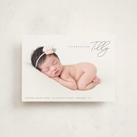 Birth Announcement Postcards