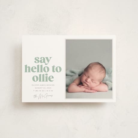 Birth Announcement Postcards