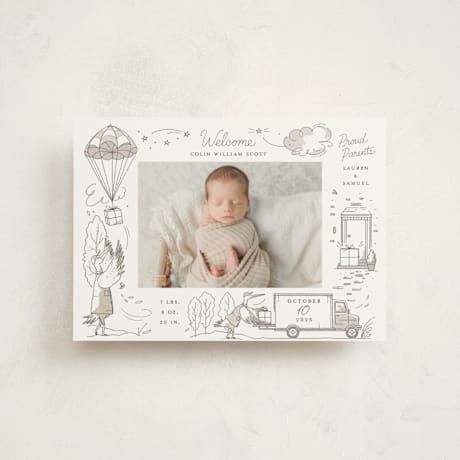 Birth Announcement Postcards
