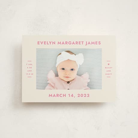 Birth Announcement Postcards