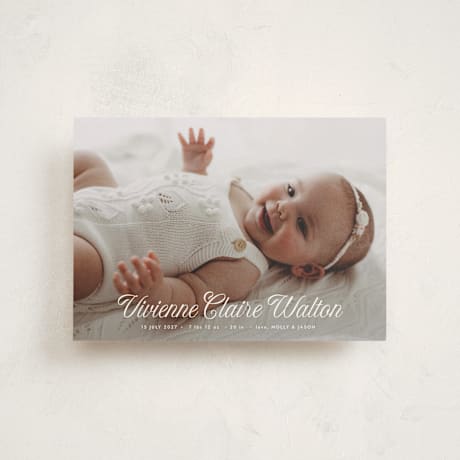 Birth Announcement Postcards