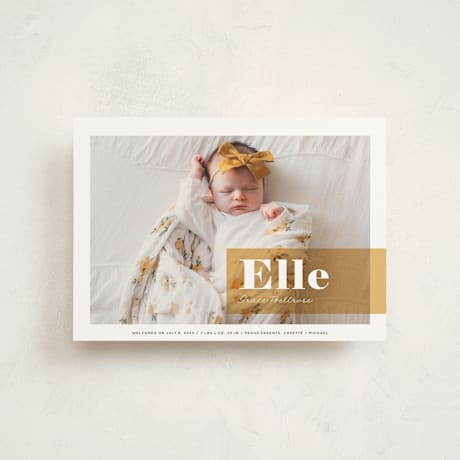 Birth Announcement Postcards