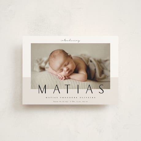Birth Announcement Postcards