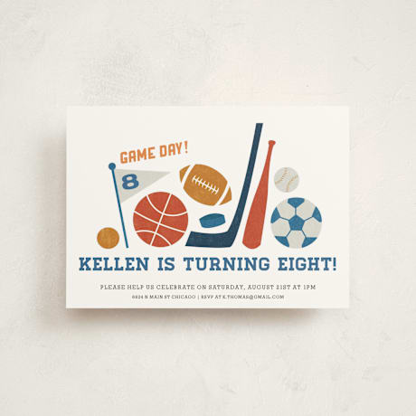 Petite Children's Birthday Party Invitations