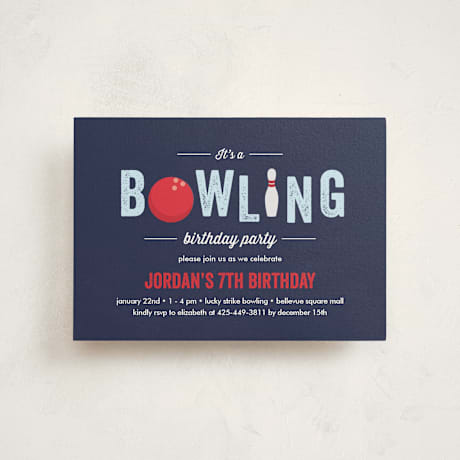 Petite Children's Birthday Party Invitations