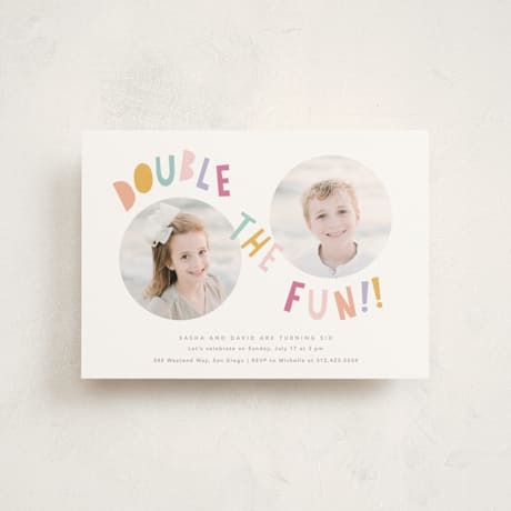 Children's Birthday Party Postcards