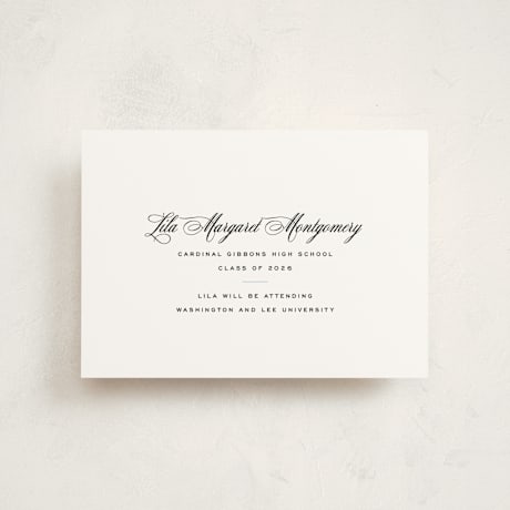 Petite Graduation Announcements