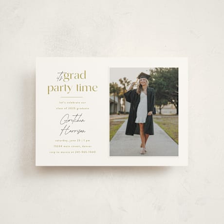 Graduation Party Invitation Postcards