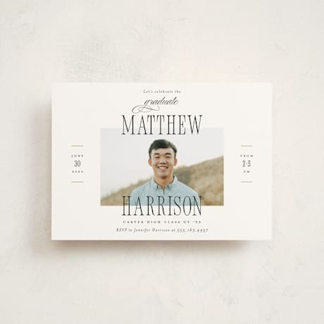 Petite Graduation Party Invitations