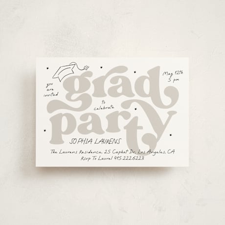 Petite Graduation Party Invitations
