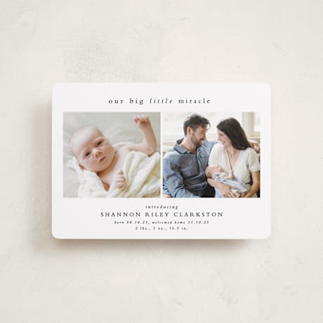 Petite Birth Announcements
