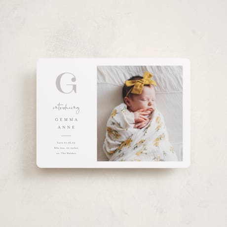 Petite Birth Announcements