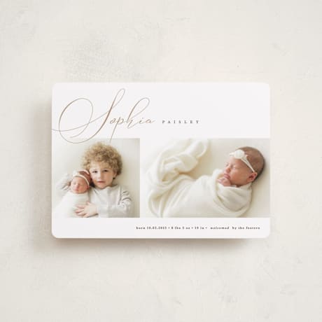 Petite Birth Announcements