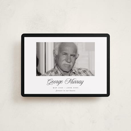 Petite Memorial Cards