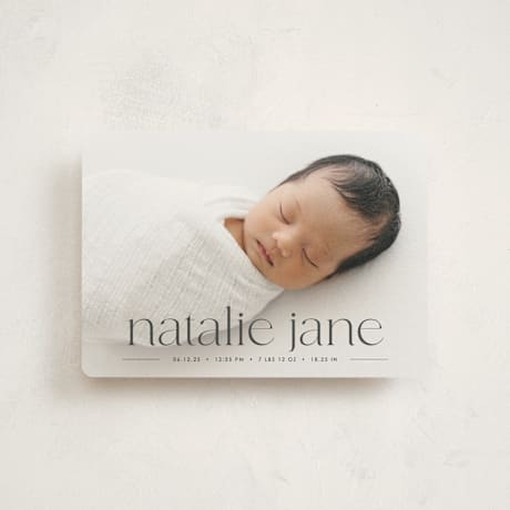 Petite Birth Announcements