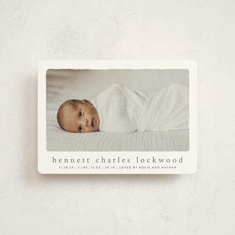 Petite Birth Announcements