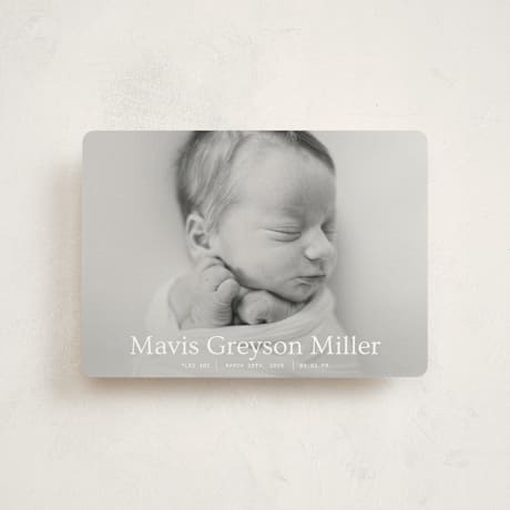 Petite Birth Announcements